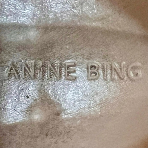 Anine Bing Bianca Tan Suede Studded Harness Casual Bohemian Ankle Boots Women 39 - Picture 15 of 15